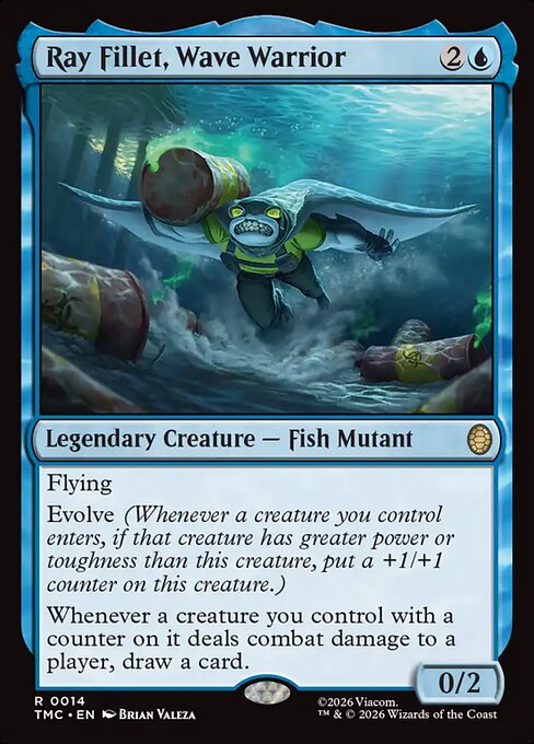 Ray Fillet, Wave Warrior - Commander: Teenage Mutant Ninja Turtles - R - 14