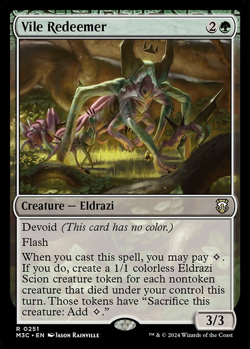 Vile Redeemer (Ripple Foil) - Commander: Modern Horizons 3 - R - 251