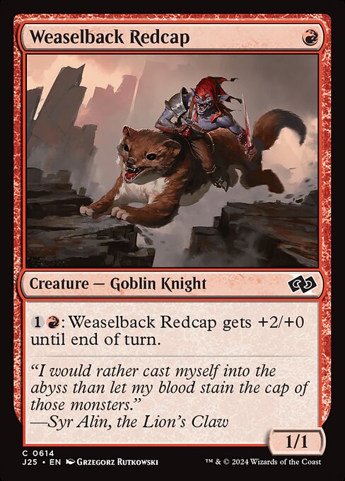 Weaselback Redcap - Foundations Jumpstart - C - 614