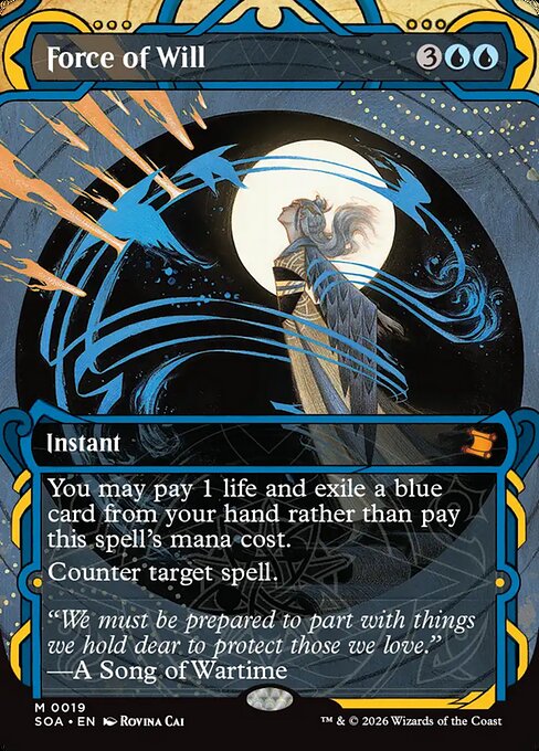 Force of Will - Secrets of Strixhaven: Mystical Archive - M - 19