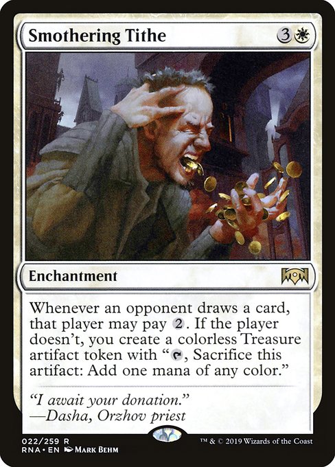 Smothering Tithe - Ravnica Allegiance - R - 22