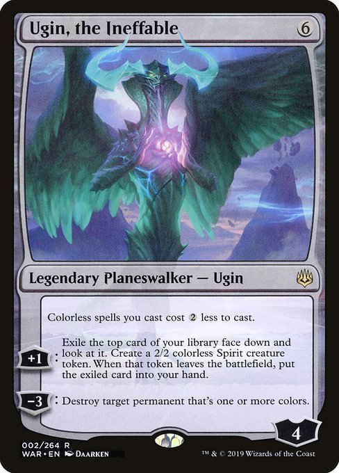 Ugin, the Ineffable - War of the Spark - R - 2
