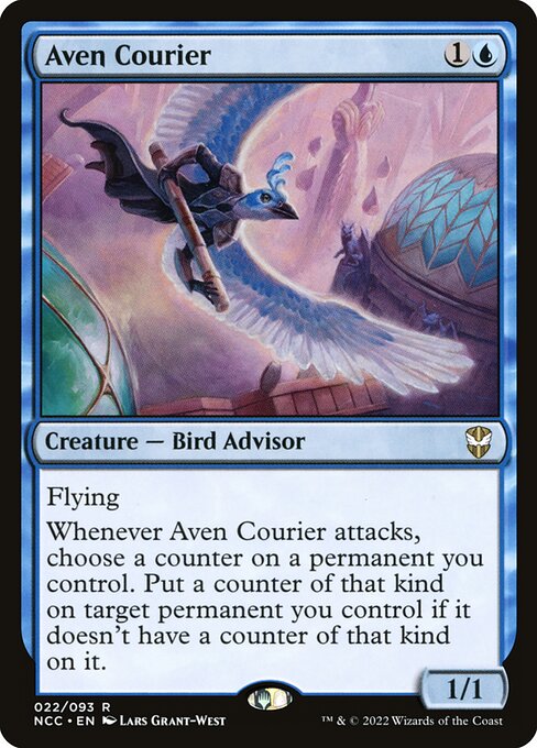 Aven Courier - Commander: Streets of New Capenna - R - 22