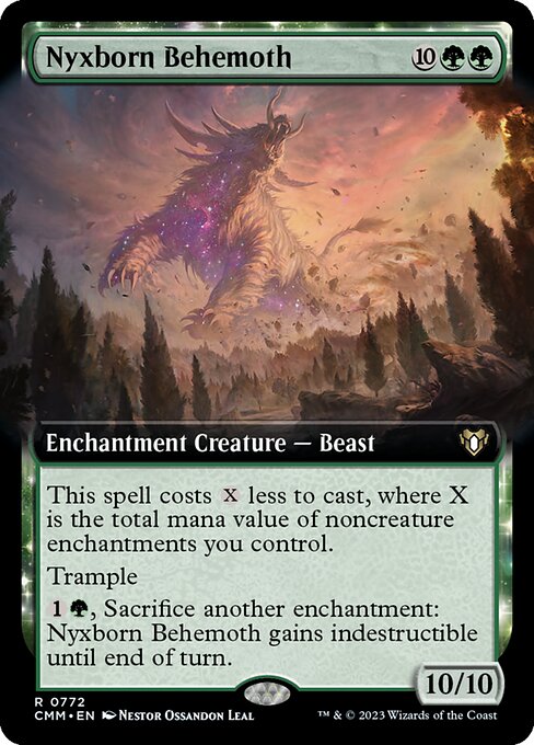 Nyxborn Behemoth (Extended Art) - Commander Masters - R - 772