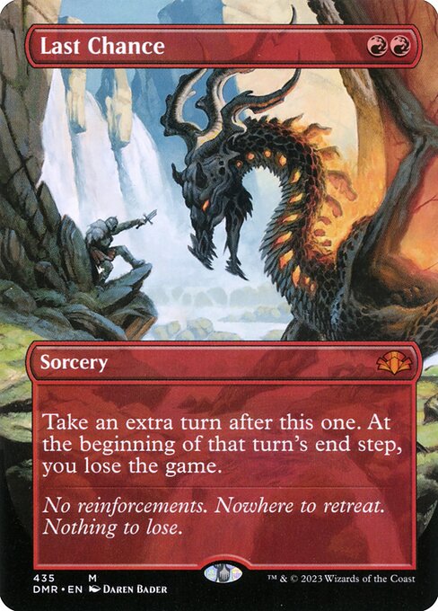 Last Chance (Borderless) - Dominaria Remastered - M - 435