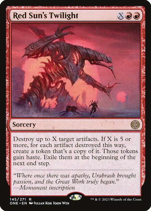 Red Sun's Twilight - Phyrexia: All Will Be One - R - 145