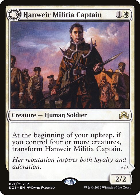 Hanweir Militia Captain - Shadows over Innistrad - R - 21