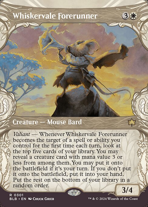 Whiskervale Forerunner (Showcase) - Bloomburrow - R - 301