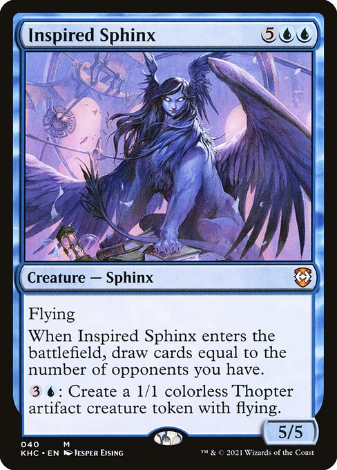 Inspired Sphinx - Commander: Kaldheim - M - 40