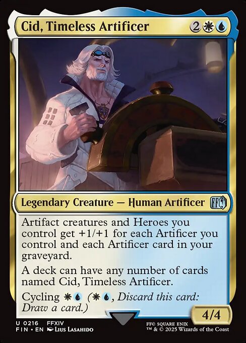 Cid, Timeless Artificer (0216) - FINAL FANTASY - U - 216