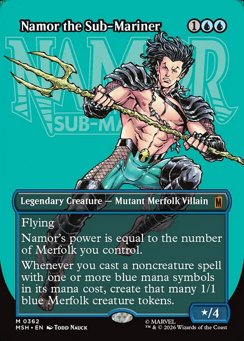 Namor the Sub-Mariner (Borderless) (0362) - Marvel Super Heroes - M - 362