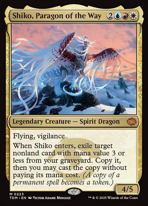 Shiko, Paragon of the Way - Tarkir: Dragonstorm - M - 223