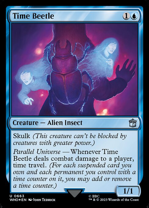 Time Beetle (Surge Foil) - Universes Beyond: Doctor Who - U - 663