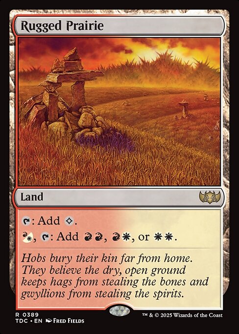 Rugged Prairie - Commander: Tarkir: Dragonstorm - R - 389