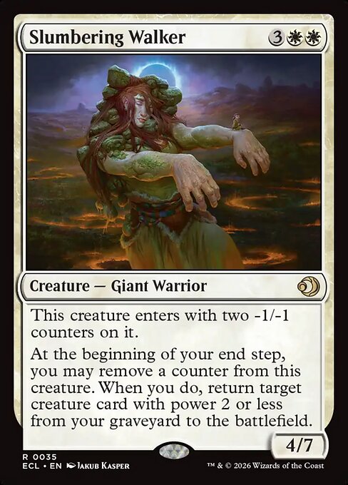 Slumbering Walker - Lorwyn Eclipsed - R - 35