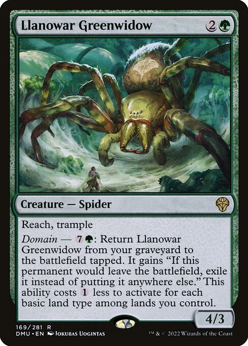 Llanowar Greenwidow - Dominaria United - R - 169