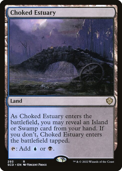Choked Estuary (Surge Foil) - Commander: Marvel Super Heroes - R - 229