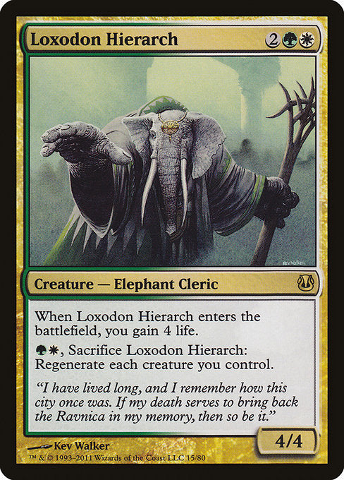 Loxodon Hierarch - Duel Decks: Ajani vs. Nicol Bolas - R - 15