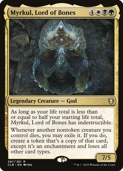 Myrkul, Lord of Bones - Commander Legends: Battle for Baldur's Gate - R - 287