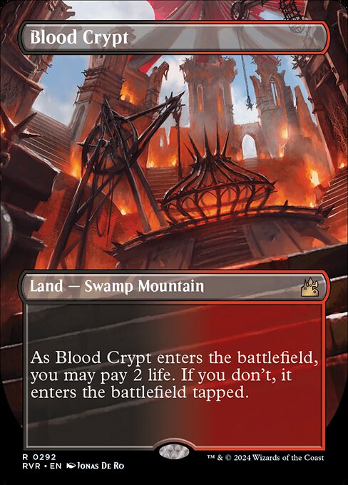 Blood Crypt (Borderless) - Ravnica Remastered - R - 292