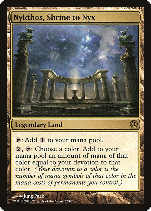 Nykthos, Shrine to Nyx - Theros - R - 223
