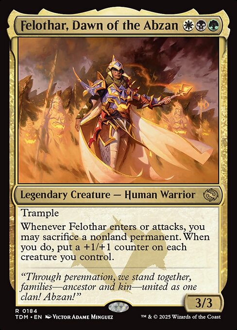 Felothar, Dawn of the Abzan - Tarkir: Dragonstorm - R - 184