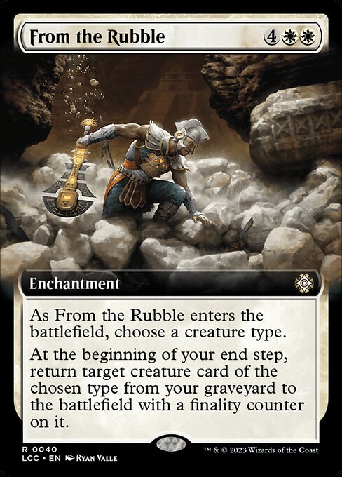 From the Rubble (Extended Art) - Commander: The Lost Caverns of Ixalan - R - 40