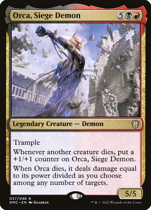 Orca, Siege Demon - Commander: Dominaria United - R - 37