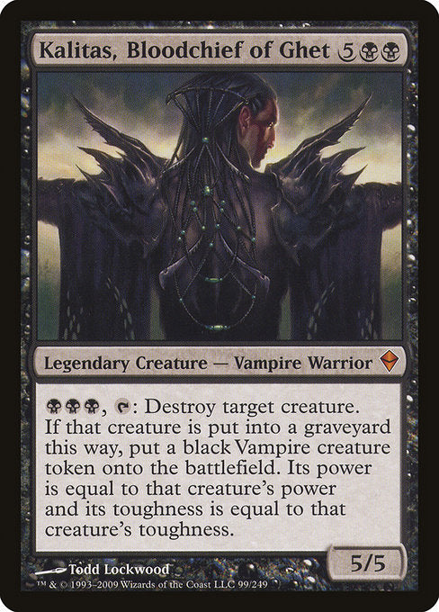 Kalitas, Bloodchief of Ghet - Zendikar - M - 99