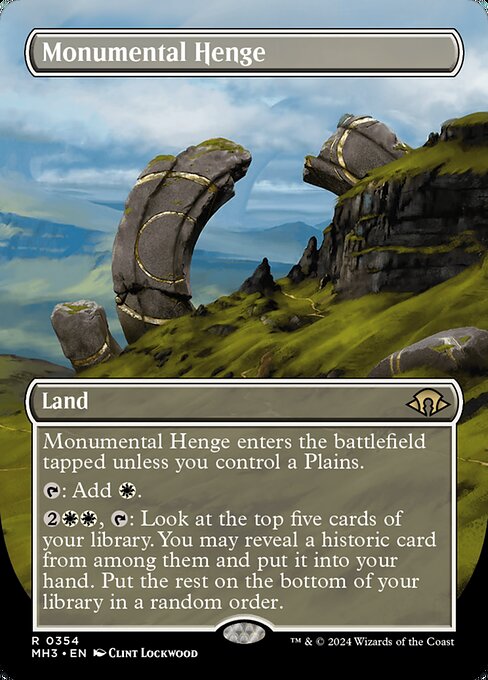 Monumental Henge (Borderless) - Modern Horizons 3 - R - 354