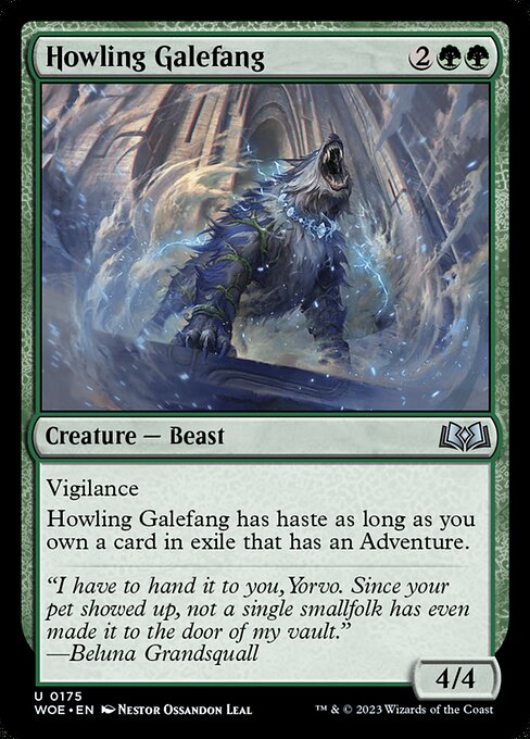 Howling Galefang - Wilds of Eldraine - U - 175