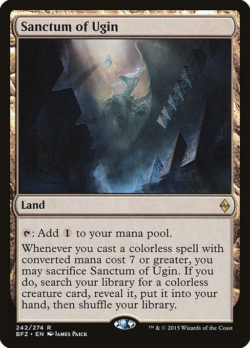 Sanctum of Ugin - Battle for Zendikar - R - 242