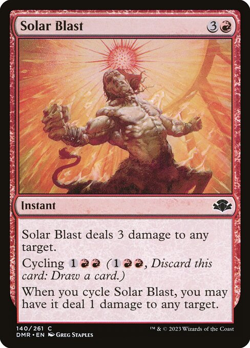 Solar Blast - Dominaria Remastered - C - 140