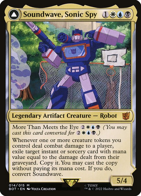 Soundwave, Sonic Spy - Universes Beyond: Transformers - M - 14