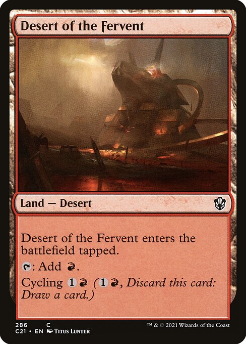 Desert of the Fervent - Commander 2021 - C - 286