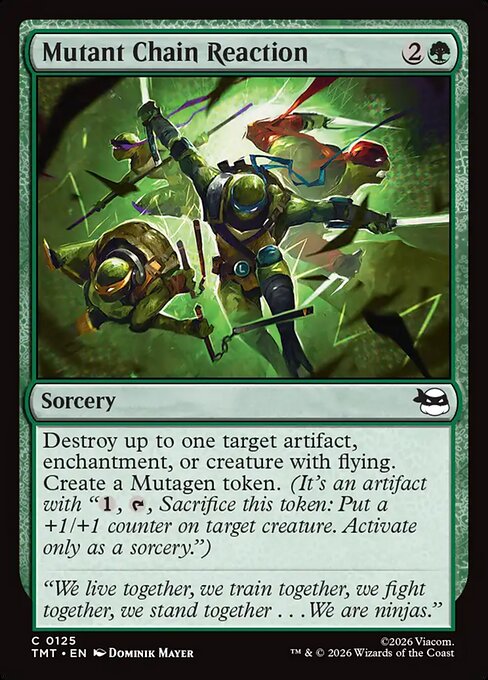 Mutant Chain Reaction - Teenage Mutant Ninja Turtles - C - 125