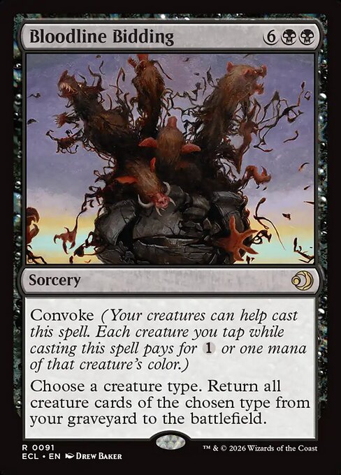 Bloodline Bidding - Lorwyn Eclipsed - R - 91