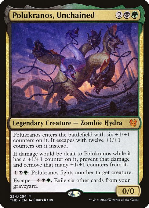 Polukranos, Unchained - Promo Pack: Theros Beyond Death - M - 224
