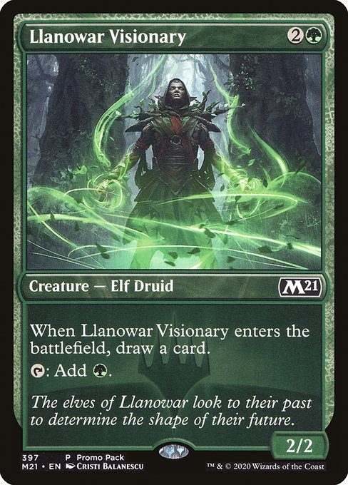 Llanowar Visionary - Promo Pack: Core Set 2021 - P - 397