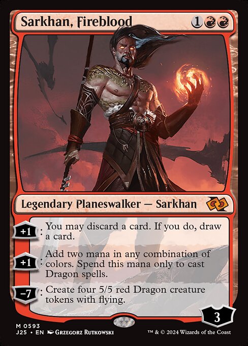 Sarkhan, Fireblood - Foundations Jumpstart - M - 593