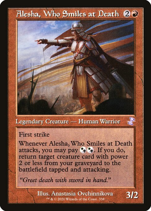 Alesha, Who Smiles at Death - Time Spiral: Remastered - S - 338
