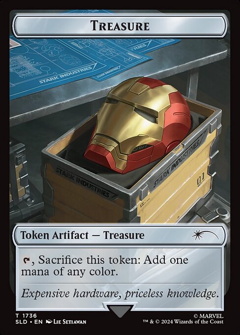 Treasure Token (1736) - Secret Lair Drop Series - T - 1736