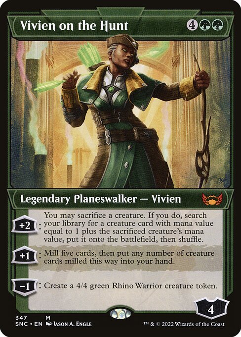 Vivien on the Hunt (Showcase) - Streets of New Capenna - M - 347