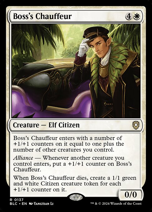 Boss's Chauffeur - Commander: Bloomburrow - R - 137