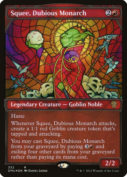 Squee, Dubious Monarch (Textured Foil) - Dominaria United - R - 332