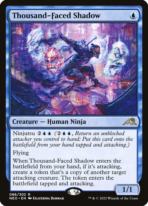 Thousand-Faced Shadow - Kamigawa: Neon Dynasty - R - 86