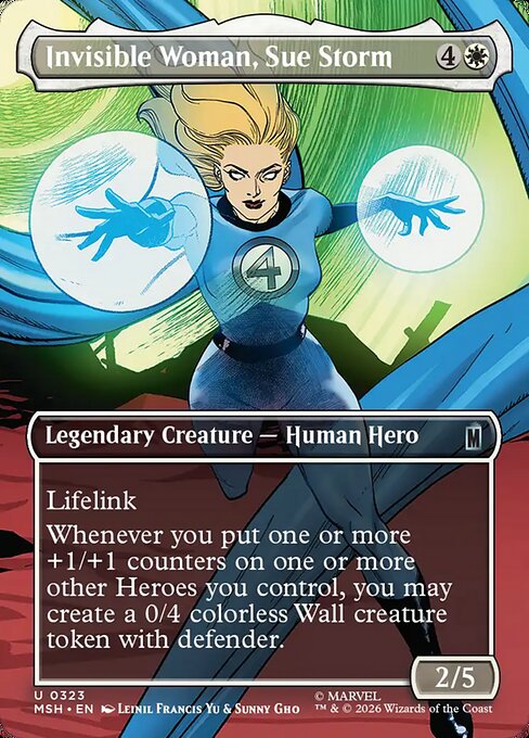 Invisible Woman, Sue Storm (Borderless) - Marvel Super Heroes - U - 323