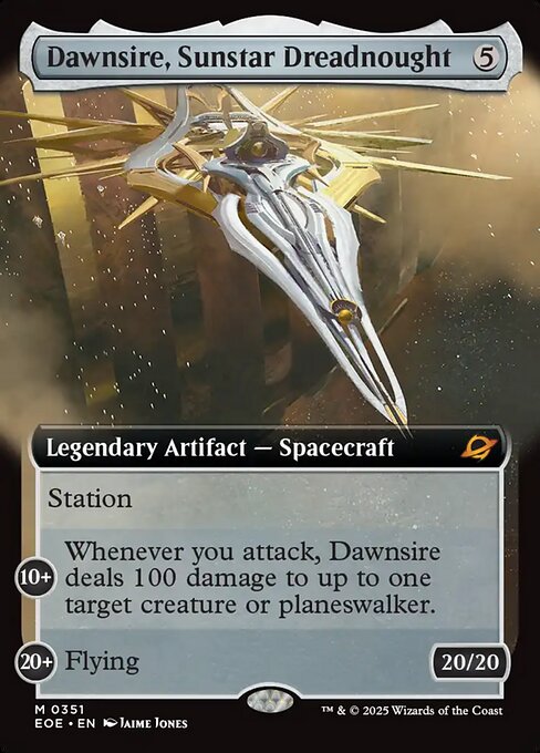 Dawnsire, Sunstar Dreadnought (Extended Art) - Edge of Eternities - M - 351