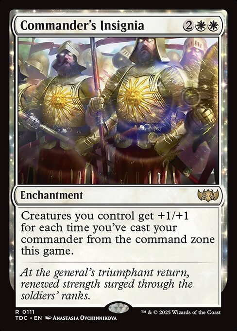 Commander's Insignia - Commander: Tarkir: Dragonstorm - R - 111