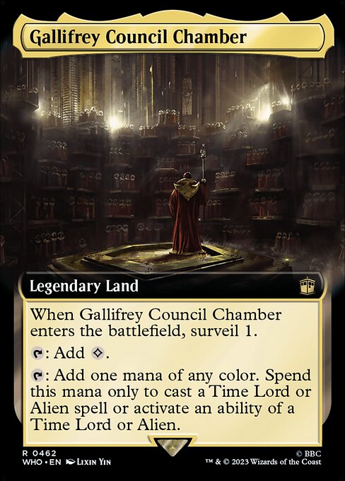 Gallifrey Council Chamber (Extended Art) - Universes Beyond: Doctor Who - R - 462